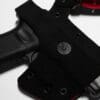 Nero XCalibur Shoulder Holster w/ Rosso Corsa Alcantara Lining - Image 2