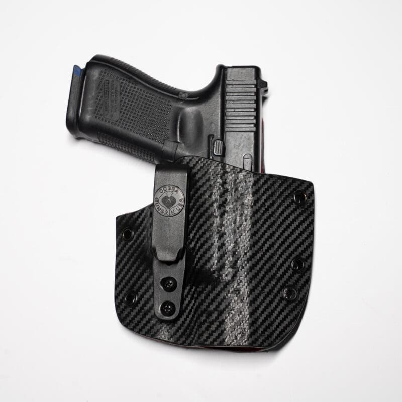 Carbon King of the Range IWB Holster w/ Rosso Corsa Lining
