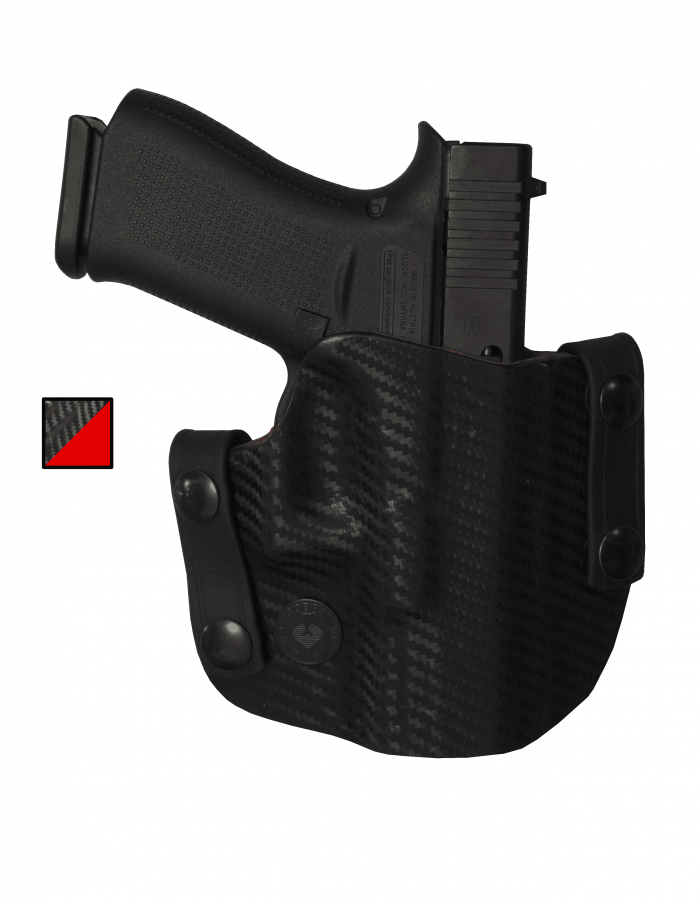 Carbon King of the Range OWB Holster w/ Rosso Corsa Interior